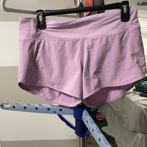 Lululemon speed it up shorts, 4 in